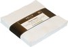 5" x 5" Packung Kona Cotton Solid White