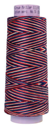Mettler Silk Finish Multicolor - Patriotic - 9823