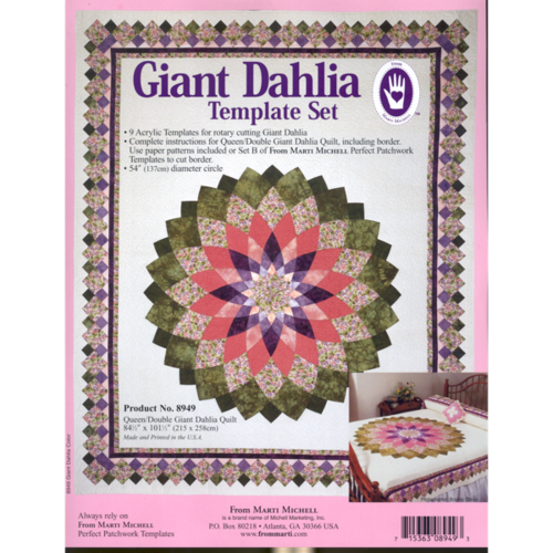 Giant Dahlia Template Set