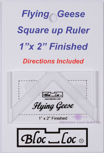 BlocLoc Flying Geese Ruler 1" x 2"