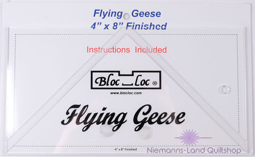 BlocLoc Flying Geese Ruler 4" x 8"