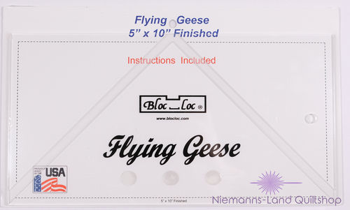 BlocLoc Flying Geese Ruler 5" x 10"
