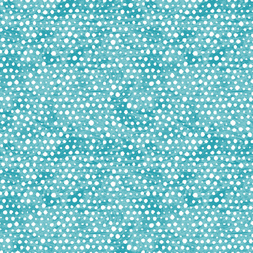 Hearty The Snowman - Swirl Dot - Turquoise