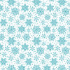 Hearty The Snowman - Snowflakes - White / Turquoise