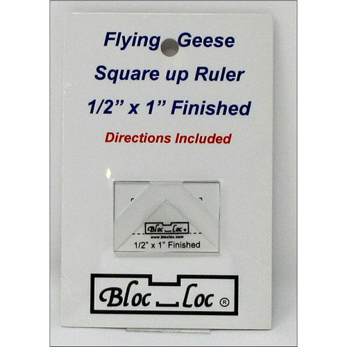 BlocLoc Flying Geese Ruler 1/2" x 1"