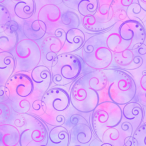 Swirling Splendor 108“ - Lilac