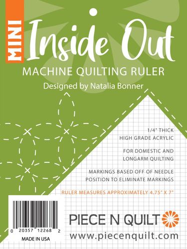 Inside Out Mini Machine Quilting Ruler