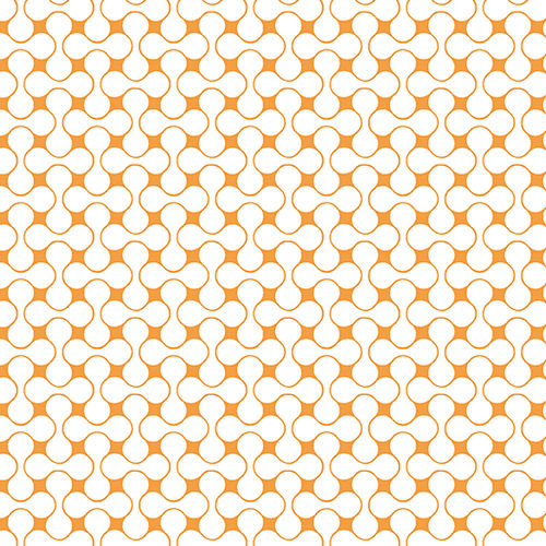 Good Vibes - Interconnected Orange / White - 1638-39