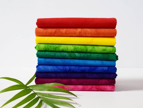 Fat Quarter Paket Lava Batiks - Rainbow