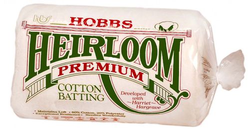 Hobbs Vlies Heirloom Premium  80/20,  - Crib Size - 45" x 60" (1,14m x 1,52m)