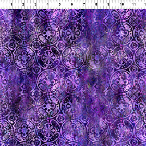 Floragraphix V - Medallions - Purple