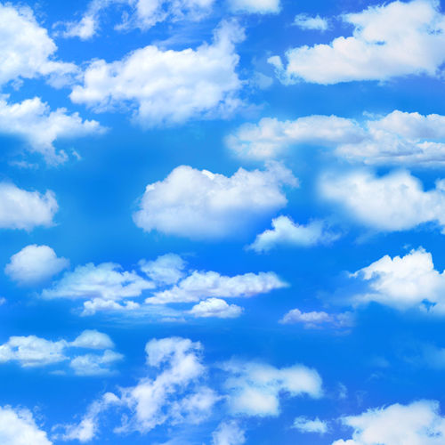 Landscape Medley - Cloudy Sky Blue