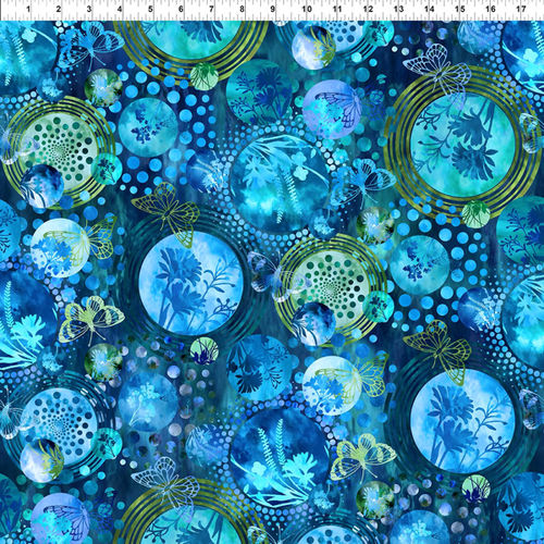 Elysian - Collage - Blue
