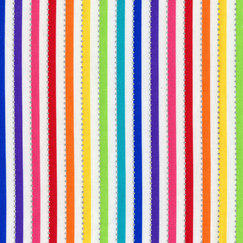 BeColourful Magic Stripe - White Rainbow - BC28Q-14