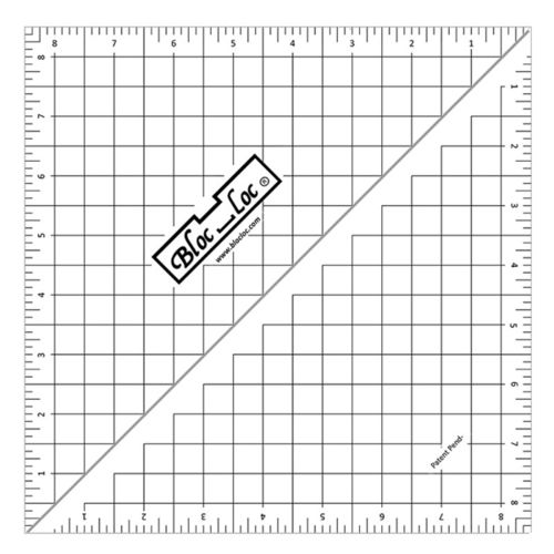 BlocLoc Lineal Half Square Triangle 8,5 inch