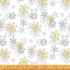 Frosted Forest -  Snowflakes White