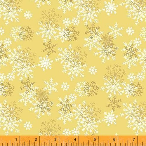 Frosted Forest - Snowflakes Golden
