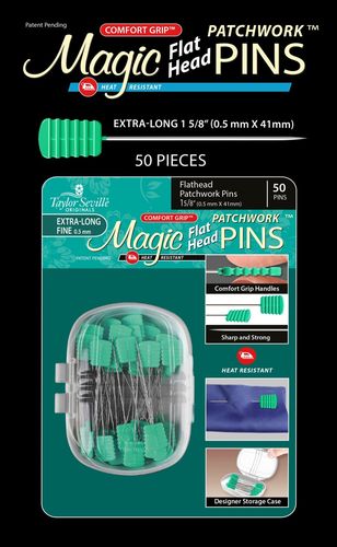 Magic Pins - Flathead Pins / Extra Long Fine  - 50 Stück